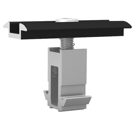 MC Set Domeclamp 30 - 50 mm Black Universal