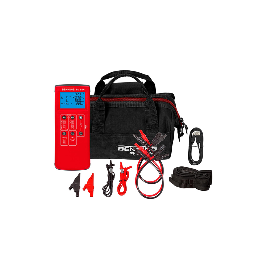 Installation tester PV 1-1 +