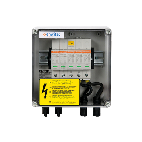 Surge protection box 2 MPPT, type 1+2