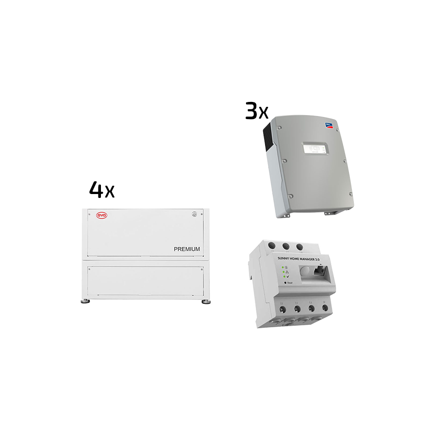 B-BOX LVL 2021 15,4 (4 pcs./61,44 kWh) + 3x SI 6.0