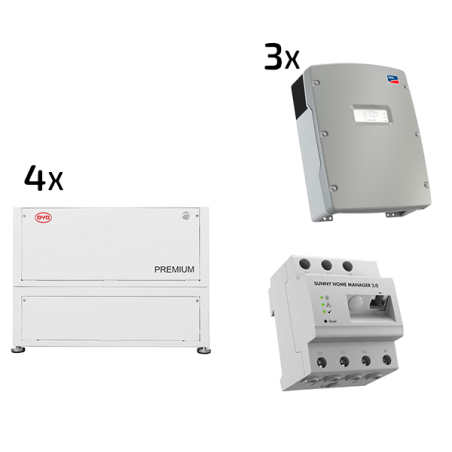 B-BOX LVL 2021 15,4 (4 pcs./61,44 kWh) + 3x SI 6.0