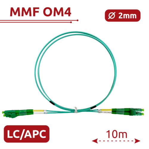 SF-LC-APC-LC-APC-OM4-DX-10M-A
