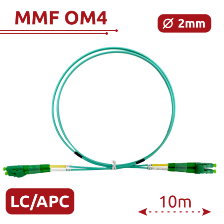 SF-LC-APC-LC-APC-OM4-DX-10M-A