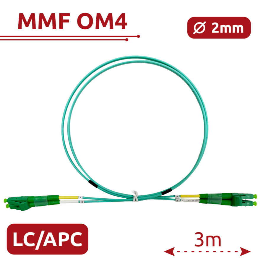 SF-LC-APC-LC-APC-OM4-DX-3M-A