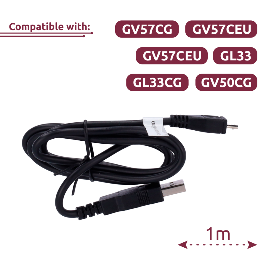 Ql-micro-USB cable-100cm-black-paragraph