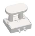 Relook RE-43TMD80 DUO Twin LNB 19+23.5 tbv 80 cm 4.3gr