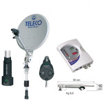 Teleco Motosat Digimatic SM 65cm + DSF90E HD BX, Short mast