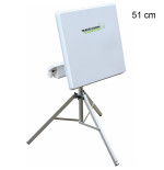 Travel Vision R7 FLAT 51x51 Twin Vlakant. Portable Satsyst.