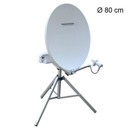 Travel Vision R7 80cm Fully automatic Portable Satsystem
