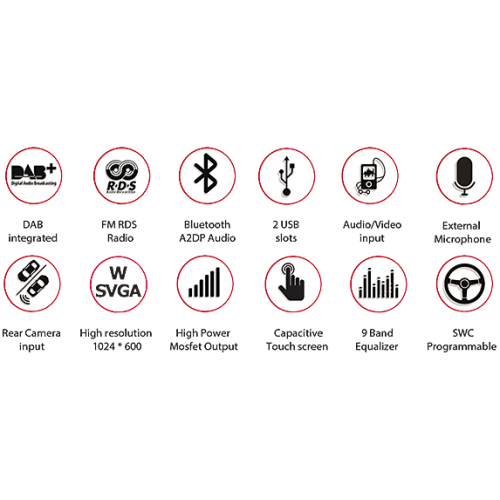 Teleco T-CPA70 2-DIN Android 10 Multimedia DAB +,Teleco T-CPA70 2-DIN Android 10 Multimedia DAB +