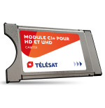 M7 TELESAT CAM-701 CI+ Module Viac.Orca + Smartcard Telesat