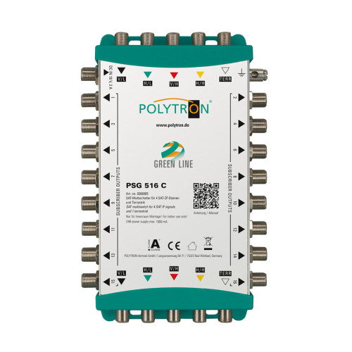 Polytron PSG 516 C Multiswitch cascade 5 in 16 uit
