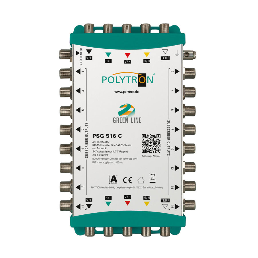 Polytron PSG 516 C Multiswitch Cascade 5 in 16 out