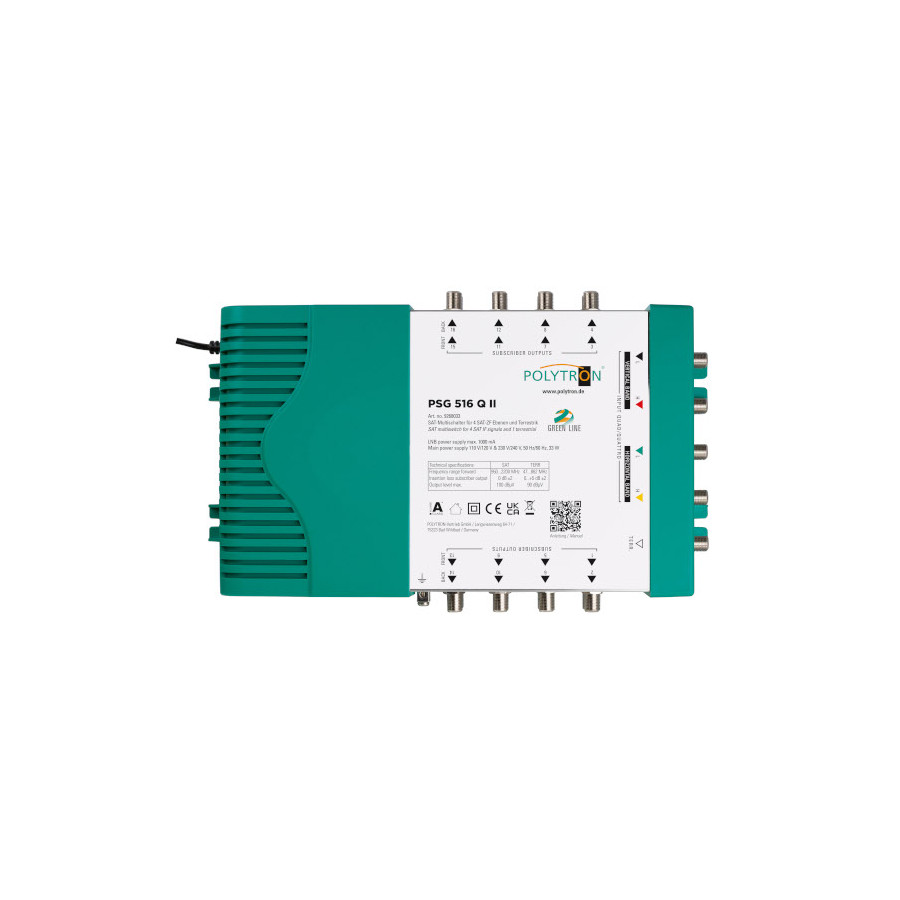 Polytron PSG 516 Q II Multiswitch 5 in 16 uit