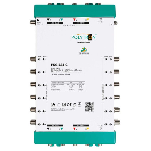 Polytron PSG 524 C Multiswitch cascade 5 in 24 uit