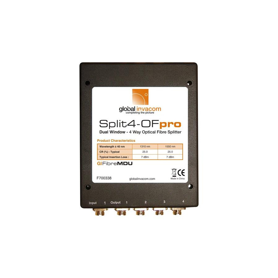 Global Invacom Split 4opro Optical Splitter 4-fold