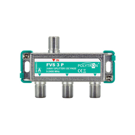 Polytron FVS3 F-Splitter 3-Doud 5-2400 MHz