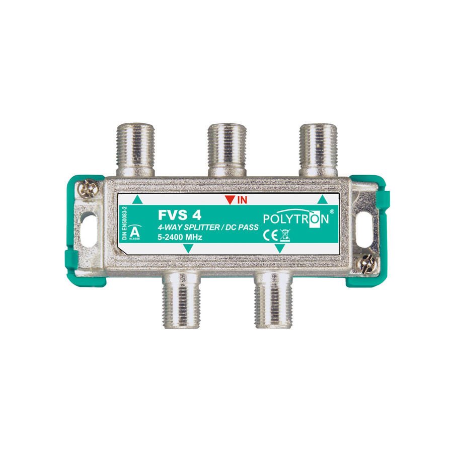Polytron FVS4 F-Splitter 4-Domig 5-2400 MHz