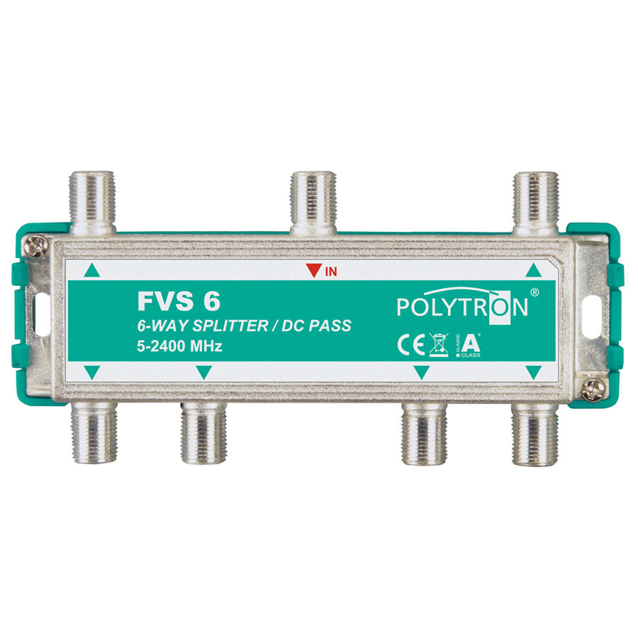 Polytron FVS6 F-Splitter 6-fold 5-2400 MHz