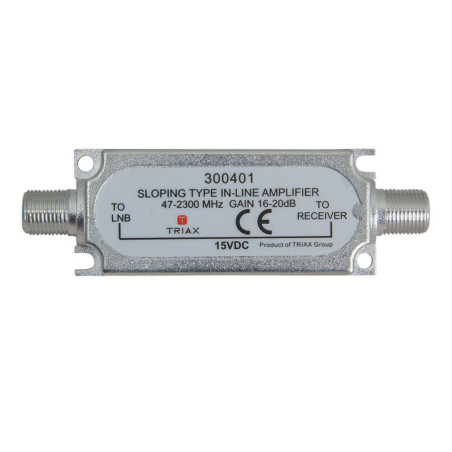 Triax SAT Line amplifier, 16-20db, 47-2300 MHz