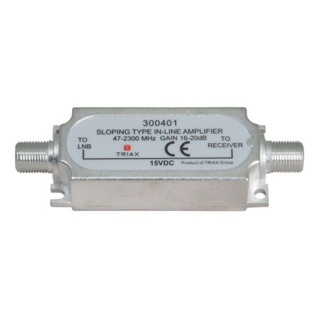 Triax SAT Line amplifier, 16-20db, 47-2300 MHz