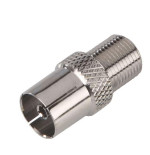 F-Connector Verloop F-female/IEC-female