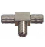 F-Connector T-stuk female