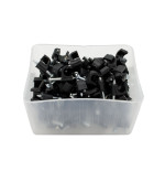 Cable clips 5mm black 100pcs