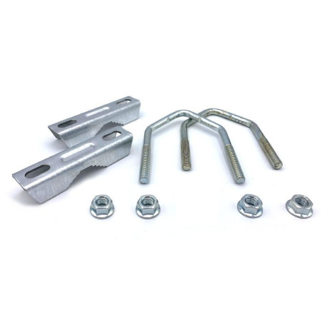 SAB Set of V-brackets / mast clips for balcony bracket K103