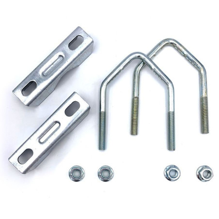 SAB Set of V-brackets / mast clips for balcony bracket K103