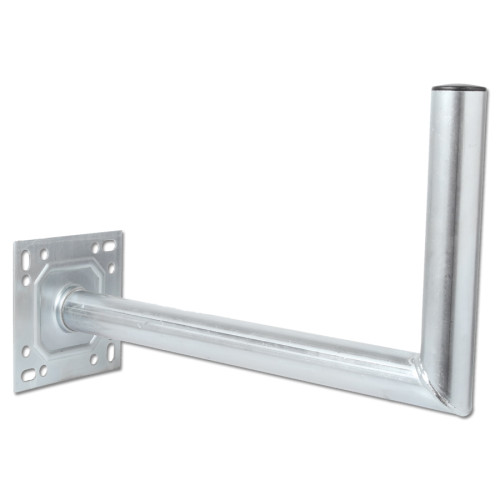 Wall bracket L-tube 55cm electro galvanized L218