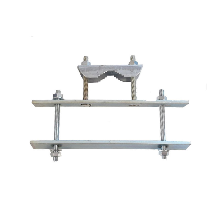 Balcony clip set, 2 pieces, for mast mounting