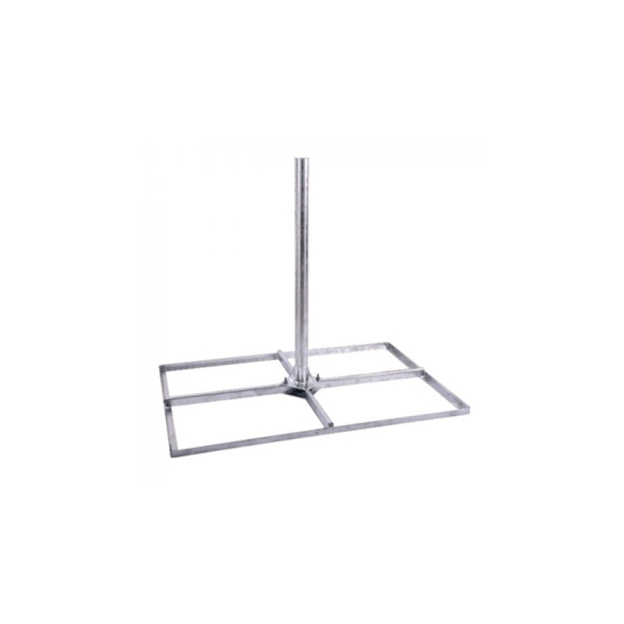 Tile foot complete 4x40x60, H100, HQ Fullbad galvanized T009