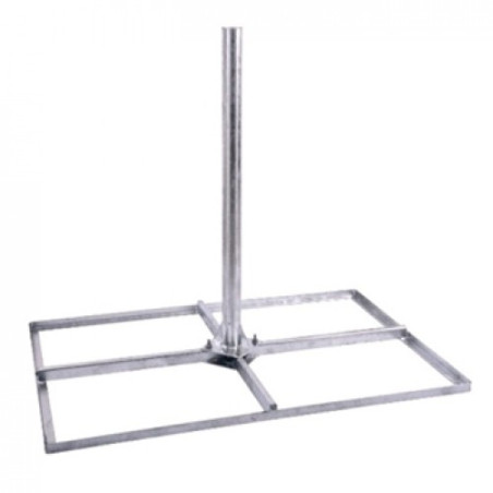 Tegelvoet compleet 4x40x60,H100,HQ volbad verzinkt T009