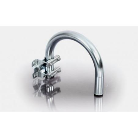 SAB U tube with wall clamp opop