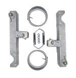 BCK Schoorsteen SET 2xBeugel + 2x Band 5mtr