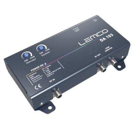 Lemco DA103 Full band 36dB/120dbuV output met equalizer