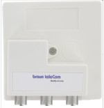 Braun Telecom POA 03 UPC Print 3V IEC distributor Male