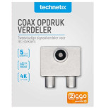 Technetix PTSX-02-S SHOP IEC Push-on splitter Ziggo Geschikt
