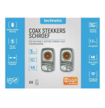 Technetix F-CON-A + S Shop 2 x F-Con. Push-on Ziggo suitable