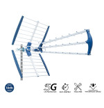 Edision 18db antenne UHF Yagi 470-694MHz 5G filter