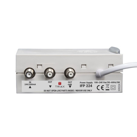 Triax IFP 224 Power Supply/Inserter 24Vdc, 2uitg