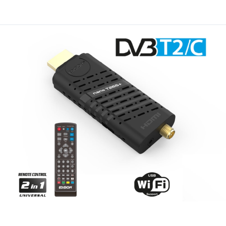 Edision Nano T265 + DVB-T2 / C tuner H.265 / HEVC,Edision Nano T265 + DVB-T2 / C tuner H.265 / HEVC