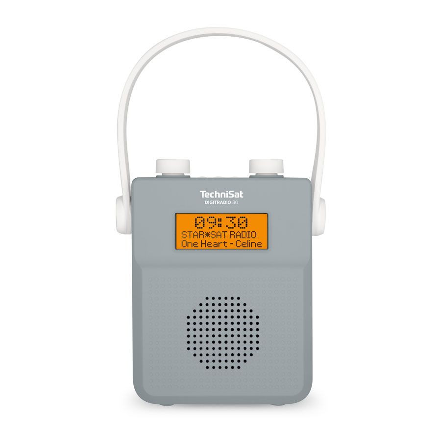 Technisat Digitradio 30 Shower / DAB +, White / Gray