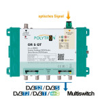 Polytron OR 5 QT CWDM Optical to Coax Converter QUATTRO
