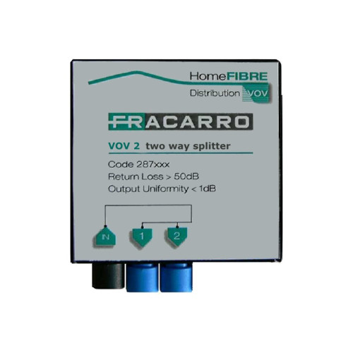 Fracarro Vov 2 Splitter 2-fold, (3.9DB), Mini Conn.
