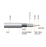 Global Invacom 3.0-50 FC/PC Optical Fibre cable 50m