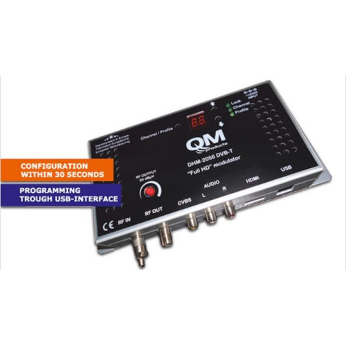 QM modulator DHM-2056 Digital HDMI/AV  DVB-T MPEG4