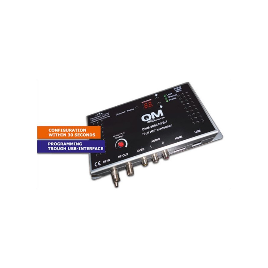 QM modulator DHM-2056 Digital HDMI/AV  DVB-T MPEG4