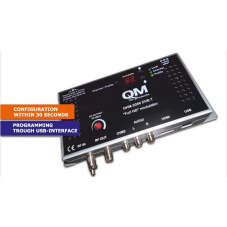 QM modulator DHM-2056 Digital HDMI/AV  DVB-T MPEG4
